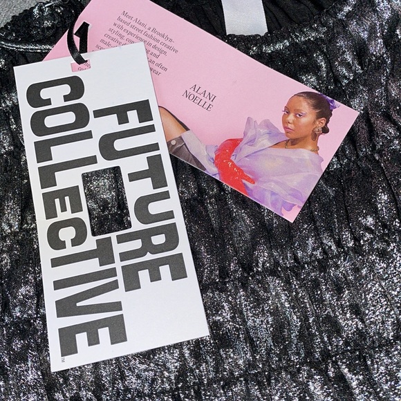 Future Collective Strappy Metallic Tiny Top - Picture 8 of 8